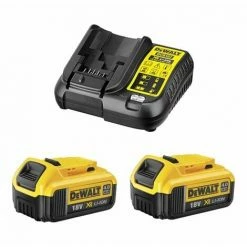Power Set DeWALT (2 X 18V 4,0 Ah + DCB107)