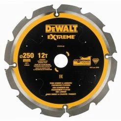 DeWALT Faserzement-Sägeblatt, 250x30 Mm 12Z - DT1474-QZ