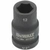 DeWALT Steckschlüssel Kurz 12mm 1/2 Schlagfest - DT7530-QZ -DEWALT Shop 13582432 1