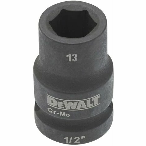 DeWALT Steckschlüssel kurz 13 mm 1/2 Schlagfest - DT7531-QZ DeWALT Steckschlüssel Kurz 13 Mm 1/2 Schlagfest - DT7531-QZ -DEWALT Shop 13582433 1