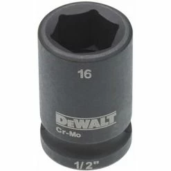 DeWALT Steckschlüssel Kurz 16mm 1/2 Schlagfest - DT7534-QZ