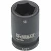 DeWALT Steckschlüssel Kurz 18mm 1/2 Schlagfest - DT7536-QZ 2 DeWALT Steckschlüssel Kurz 18mm 1/2 Schlagfest - DT7536-QZ -DEWALT Shop 13582438 1