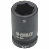 DeWALT Steckschlüssel Kurz 19mm 1/2 Schlagfest - DT7537-QZ 2 DeWALT Steckschlüssel Kurz 19mm 1/2 Schlagfest - DT7537-QZ -DEWALT Shop 13582439 1
