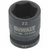 DeWALT Steckschlüssel Kurz 22mm 1/2 Schlagfest - DT7540-QZ 1 DeWALT Steckschlüssel Kurz 22mm 1/2 Schlagfest - DT7540-QZ -DEWALT Shop 13582442 1
