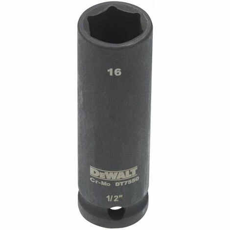 DeWALT Steckschlüssel Lang 16mm 1/2 schlagfest - DT7550-QZ DeWALT Steckschlüssel Lang 16mm 1/2 Schlagfest - DT7550-QZ -DEWALT Shop 13582448 1