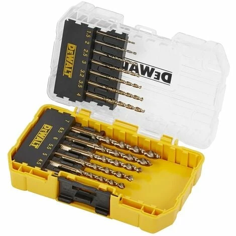 DeWALT Metallbohrer-Set 15-tlg. HSS-G - DT70710-QZ DeWALT Metallbohrer-Set 15-tlg. HSS-G - DT70710-QZ -DEWALT Shop 13589590 1