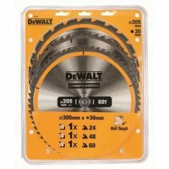 DEWALT Kreissaegeblatt-Set 3-tlg. Stat.