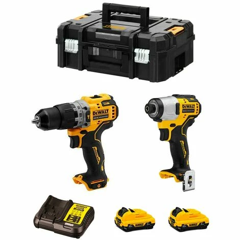 DeWALT DCK2111L2T (DCD706 + DCF801 + 2 x 3,0 Ah + DCB112 + TSTAK II) DeWALT DCK2111L2T (DCD706 + DCF801 + 2 X 3,0 Ah + DCB112 + TSTAK II) -DEWALT Shop 15531485 1