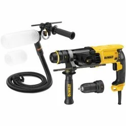 DeWALT Kombihammer D25134K + Universal-Staubabsaugung DWH201D 800 W - 2,8 Joule - Für BG Bau