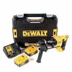 DeWalt DCH 133 P2 Akku Kombihammer 18V 2,6J SDS Plus Brushless + 2x Akku 5,0Ah + Ladegerät + TSTAK -DEWALT Shop 19359272 2