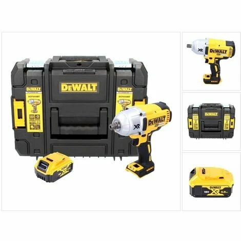 DeWalt DCF 899 NT Akku Schlagschrauber 18 V 950 Nm 1/2" Brushless + 1x Akku 5,0 Ah + TSTAK - ohne Ladegerät DeWalt DCF 899 NT Akku Schlagschrauber 18 V 950 Nm 1/2" Brushless + 1x Akku 5,0 Ah + TSTAK - Ohne Ladegerät -DEWALT Shop 19365363 1