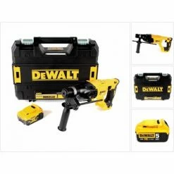 DeWalt DCH 133 NT Akku Kombihammer 18V 2,6J SDS Plus Brushless + 1x Akku 5,0Ah + TSTAK - Ohne Ladegerät
