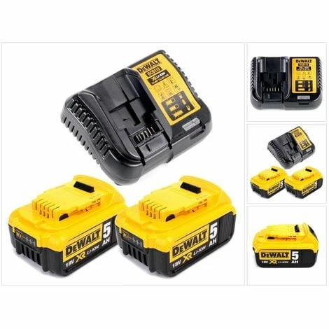Dewalt DCB 113 P2 Akku Starter Set 18V mit 2x DCB184 Akku 5,0Ah + Ladegerät Dewalt DCB 113 P2 Akku Starter Set 18V Mit 2x DCB184 Akku 5,0Ah + Ladegerät -DEWALT Shop 19378948 1