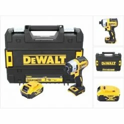 DeWalt DCF 887 NT Akku Schlagschrauber 18 V 205 Nm 1/4" Brushless + 1x Akku 5,0 Ah + TSTAK - Ohne Ladegerät