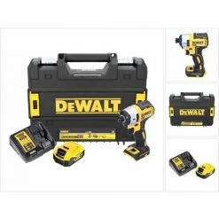 DeWalt DCF 887 P1 Akku Schlagschrauber 18 V 205 Nm Brushless + 1x Akku 5,0 Ah + Ladegerät + TSTAK