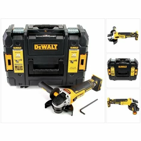 DeWalt DCG 405 NT Akku Winkelschleifer 18V 125mm Brushless Solo im TSTAK - ohne Akku, ohne Ladegerät DeWalt DCG 405 NT Akku Winkelschleifer 18V 125mm Brushless Solo Im TSTAK - Ohne Akku, Ohne Ladegerät -DEWALT Shop 19378992 1