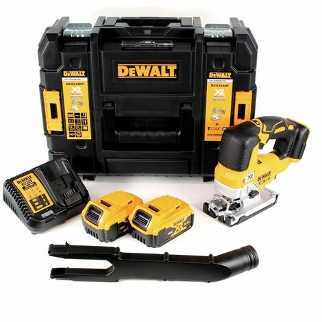 DeWalt DCS 334 P2 Akku Pendelhub Stichsäge 18V Brushless + 2x Akku 5,0Ah + Ladegerät + TSTAK DeWalt DCS 334 P2 Akku Pendelhub Stichsäge 18V Brushless + 2x Akku 5,0Ah + Ladegerät + TSTAK -DEWALT Shop 23712991 3