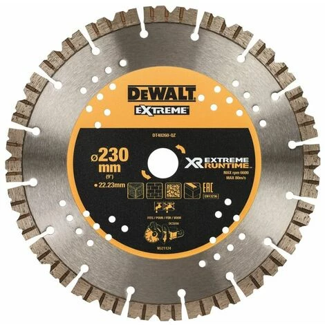 DEWALT Ø 230/22.2mm Diamanttrennscheibe | DT40260 DEWALT Ø 230/22.2mm Diamanttrennscheibe | DT40260 -DEWALT Shop 25626590 1