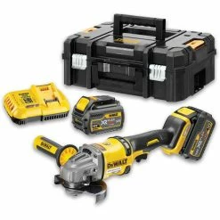 DeWALT DCG414T2 Akku Winkelschleifer 54V FlexVolt Ø 125 Mm Bürstenlos 2 Akkus