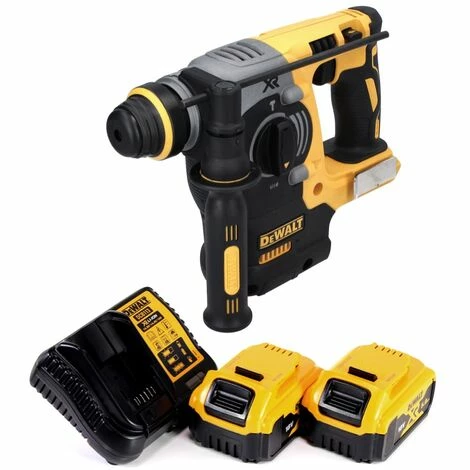 DeWalt DCH 273 P2 Akku Kombihammer 18 V 2,1 J SDS Plus Brushless + 2x Akku 5,0 Ah + Ladegerät DeWalt DCH 273 P2 Akku Kombihammer 18 V 2,1 J SDS Plus Brushless + 2x Akku 5,0 Ah + Ladegerät -DEWALT Shop 26251966 4