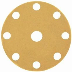 DeWALT Schleifscheibe, 225mm, K80, Klettverschluss 9-Loch, 10 Stück - DT3169-QZ