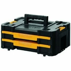DeWalt Werkzeugbox TSTAK 4 440x314x176mm Mit 2 Schubladen Mit Organizer Und Innent.