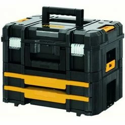 DeWalt Werkzeugbox TSTAK Kombo-Kit Mit Box 2 Für Elektrowerkz. Und Box 4 Mit Schubl
