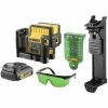 DeWALT DCE085D1G Selbstnivellierender 5-Punktlaser 10,8V GRÜN + Zubehör & Koffer