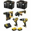 DeWALT Kit DWK401 (DCD996 + DCH273 + DCG405 + DCF887 + 2 X 5,0 Ah + DCB115 + 2 X TSTAK VI) -DEWALT Shop 30399832 1