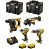 DeWALT Kit DWK400 (DCD796 + DCH273 + DCG405 + DCF887 + 2 X 5,0 Ah + DCB115 + 2 X TSTAK VI) -DEWALT Shop 30399833 1