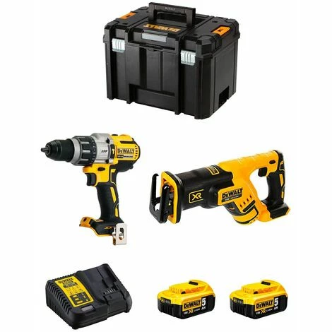 DeWALT Kit DWK218 (DCD996 + DCS367 + 2 x 5,0 Ah + DCB115 + TSTAK VI) DeWALT Kit DWK218 (DCD996 + DCS367 + 2 X 5,0 Ah + DCB115 + TSTAK VI) -DEWALT Shop 30399838 1