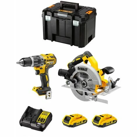 DeWALT Kit DWK203 (DCD796 + DCS570 + 2 x 2,0 Ah + DCB107 + TSTAK VI) DeWALT Kit DWK203 (DCD796 + DCS570 + 2 X 2,0 Ah + DCB107 + TSTAK VI) -DEWALT Shop 30399846 1