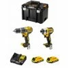DeWALT Kit DWK211 (DCD796 + DCF887 + 2 X 2,0 Ah + DCB107 + TSTAK VI)