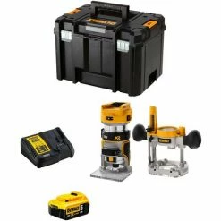 Kombifräse DeWALT DCW604P1T (1 X 5,0 Ah + DCB115 + TSTAK VI)