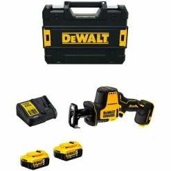 Mini-Säbelsäge DeWALT DCS369P2T (2 X 5,0 Ah + DCB115 + TSTAK II)