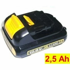 Original Dewalt Akku 10,8V / 12 V Li DCB123 Neu Bestückt Mit 2,5 Ah 2500 MAh