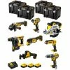 DeWALT Kit DWK802T (DCD796 + DCH273 + DCG405 + DCF887 + DCS355 + DCS369 + DCS391 + DCL050 + 3 X 5,0 Ah + DCB115 + 4 X TSTAK VI)