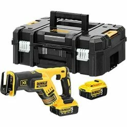 DeWALT DCS367P2 Akku Säbelsäge Fuchsschwanz Reciprosäge 18V-5Ah Mit TSTAK Box II