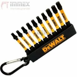 DeWALT Bit-Sortiment Torx Lang Mit Karabinerhaken 10tlg.