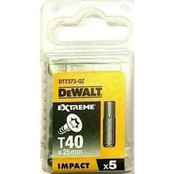 DeWALT DT7373T Schlagschrauber Bits T40 X 25mm 5 Stück