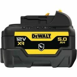 DeWALT Akku DCB126G-XJ 12V 5Ah, Li-Ion, Ersatzakku, Wechselakku 10,8 Und 12 Volt, Kapazitätsanzeige