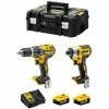 DeWALT Kit DCK266P2T (DCD796 + DCF887 + 2 X 5,0 Ah + DCB115 + TSTAK II) -DEWALT Shop 43231771 1
