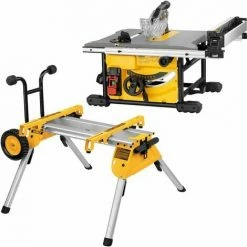 DEWALT Shop 28 DeWALT Tischkreissäge Mit Untergestell DWE7485RS-QS, Kreissäge, Tischsäge, Holzsäge - 1850W