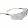 Dewalt DPG52-9D EU Schutzbrille Mit Antibeschlag-Schutz Transparent, Gelb DIN EN 166