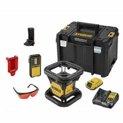 DeWalt - Niveau Laser Rotatif 18V Avec Coffret Et Accessoires - DCE074D1R