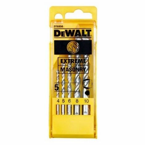 DEWALT - BOX 5 BOHRER B TON EXTR ME DEWALT 4, 5, 6, 8 UND 10 MM DEWALT - BOX 5 BOHRER B TON EXTR ME DEWALT 4, 5, 6, 8 UND 10 MM -DEWALT Shop 49536469 1