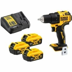 DeWALT Akku-Bohrschrauber-Set DCD708P3T-QW, Akkuschrauber-Set Inkl. Akkus Und Zubehör - 18V