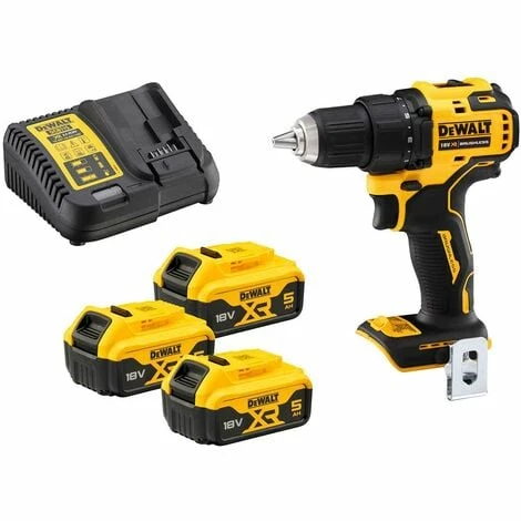 DeWALT Akku-Bohrschrauber-Set DCD708P3T-QW, Akkuschrauber-Set inkl. Akkus und Zubehör - 18V DeWALT Akku-Bohrschrauber-Set DCD708P3T-QW, Akkuschrauber-Set Inkl. Akkus Und Zubehör - 18V -DEWALT Shop 50820827 1