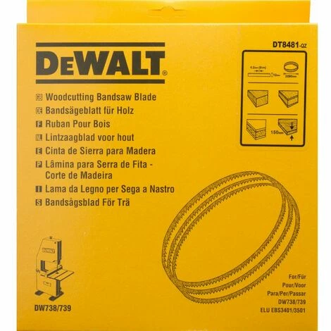 DeWALT Bandsaegebl 2095x12x0,6mm 4,2mm - DT8481-QZ DeWALT Bandsaegebl 2095x12x0,6mm 4,2mm - DT8481-QZ -DEWALT Shop 5364395 1
