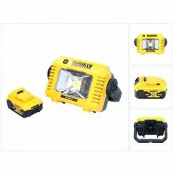 DeWalt DCL 077 Akku LED Arbeitsstrahler 12 V 18 V 2000 Lm IP54 + 1x Akku 5,0 Ah - Ohne Ladegerät